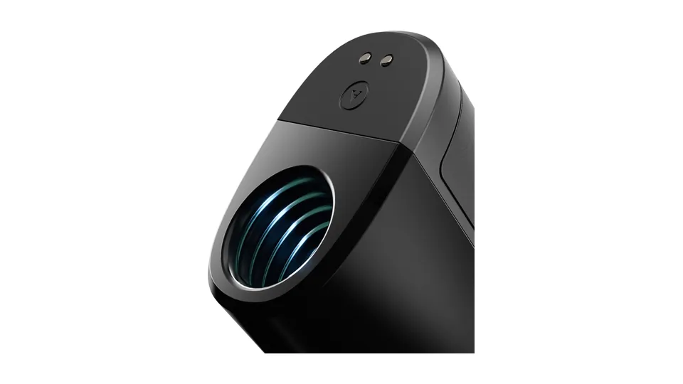 Comparatif masturbateurs: Arcwave Ion 2, ouverture vue de biais en hauteur