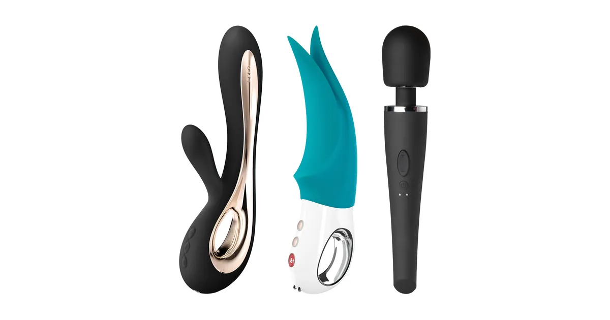 Comparatif vibromasseurs: LELO Soraya 2, Fun Factory Volta et Sinful Luxy vibromasseur wand en photos produit